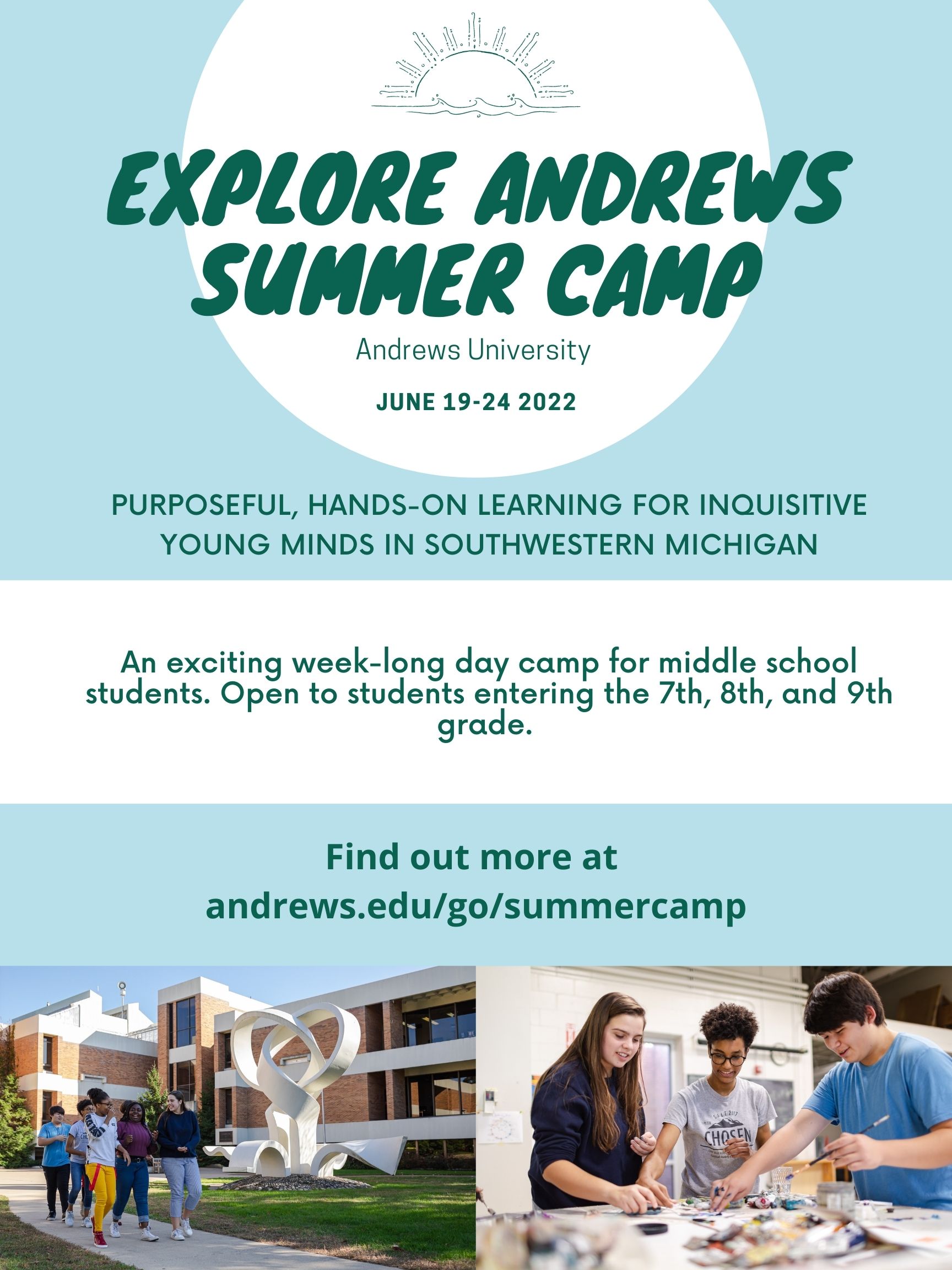 Explore Andrews Summer Camp! Pioneer Memorial Church